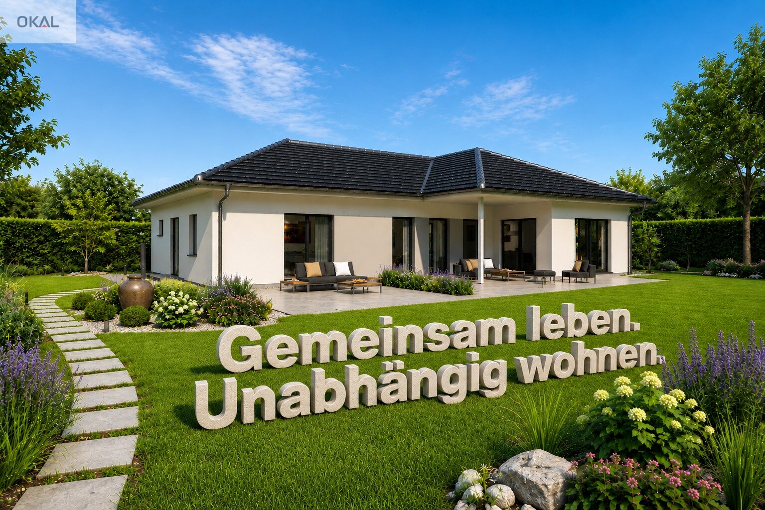 ZWEI WOHNWELTEN UNTER EINEM DACH ZWEI WOHNWELTEN UNTER EINEM DACH