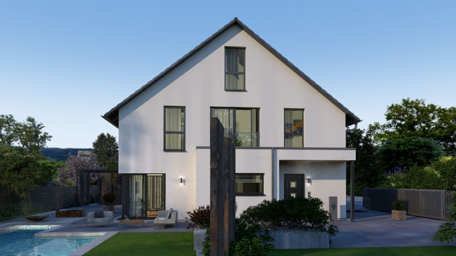 EIN ARCHITEKTONISCH AUSGEREIFTES UND FUNKTIONELLES HAUS EIN ARCHITEKTONISCH AUSGEREIFTES UND FUNKTIONELLES HAUS