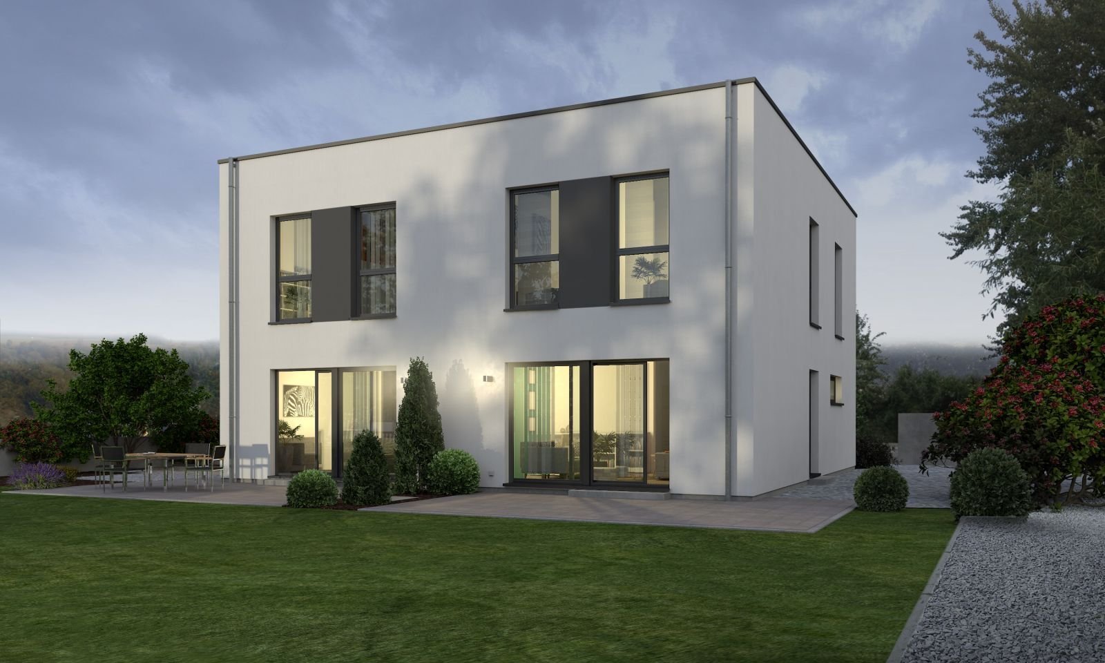 PURISTISCHES DOPPELHAUS PURISTISCHES DOPPELHAUS