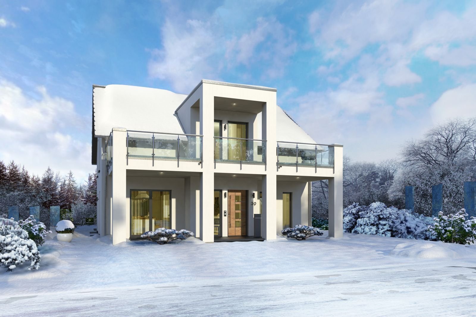 EINFAMILIENHAUS IM HAMPTON-STIL EINFAMILIENHAUS IM HAMPTON-STIL