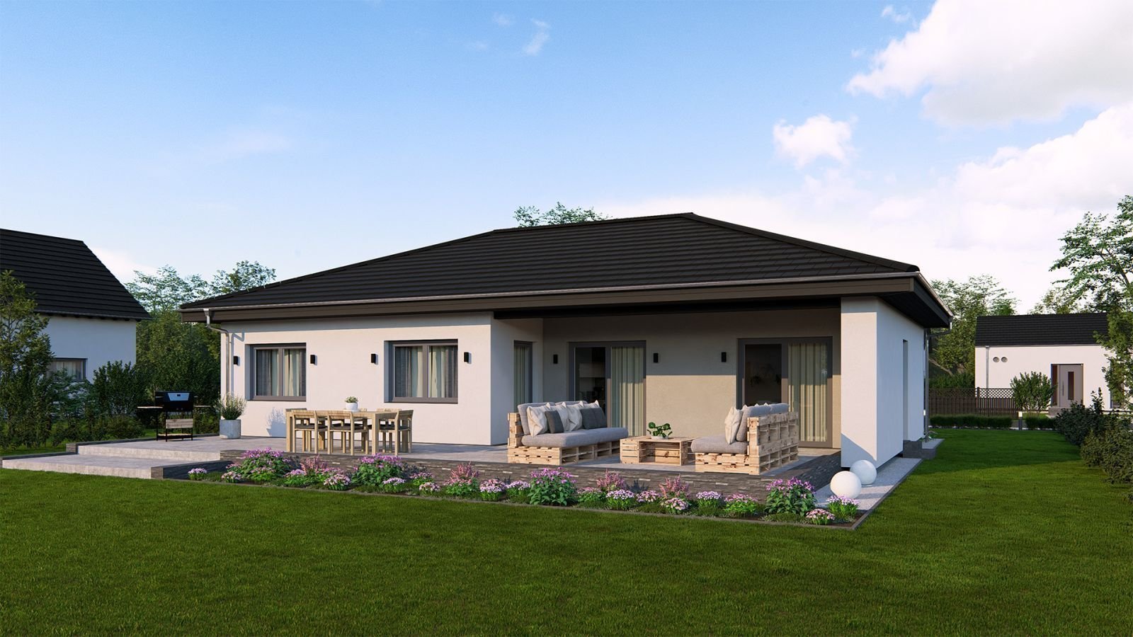 KOMPAKTER BUNGALOW - DURCHDACHT & EINLADEND KOMPAKTER BUNGALOW - DURCHDACHT & EINLADEND