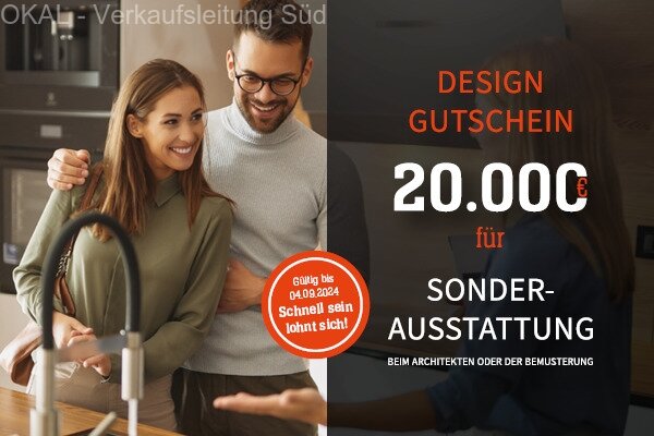 Sichern Sie sich Ihren OKAL-Design-Gutschein