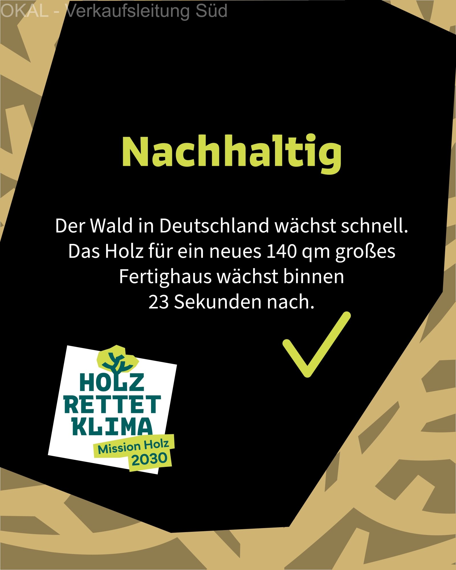 NACHHALTIG & WERTBESTÄNDIG holz-rettet-klima