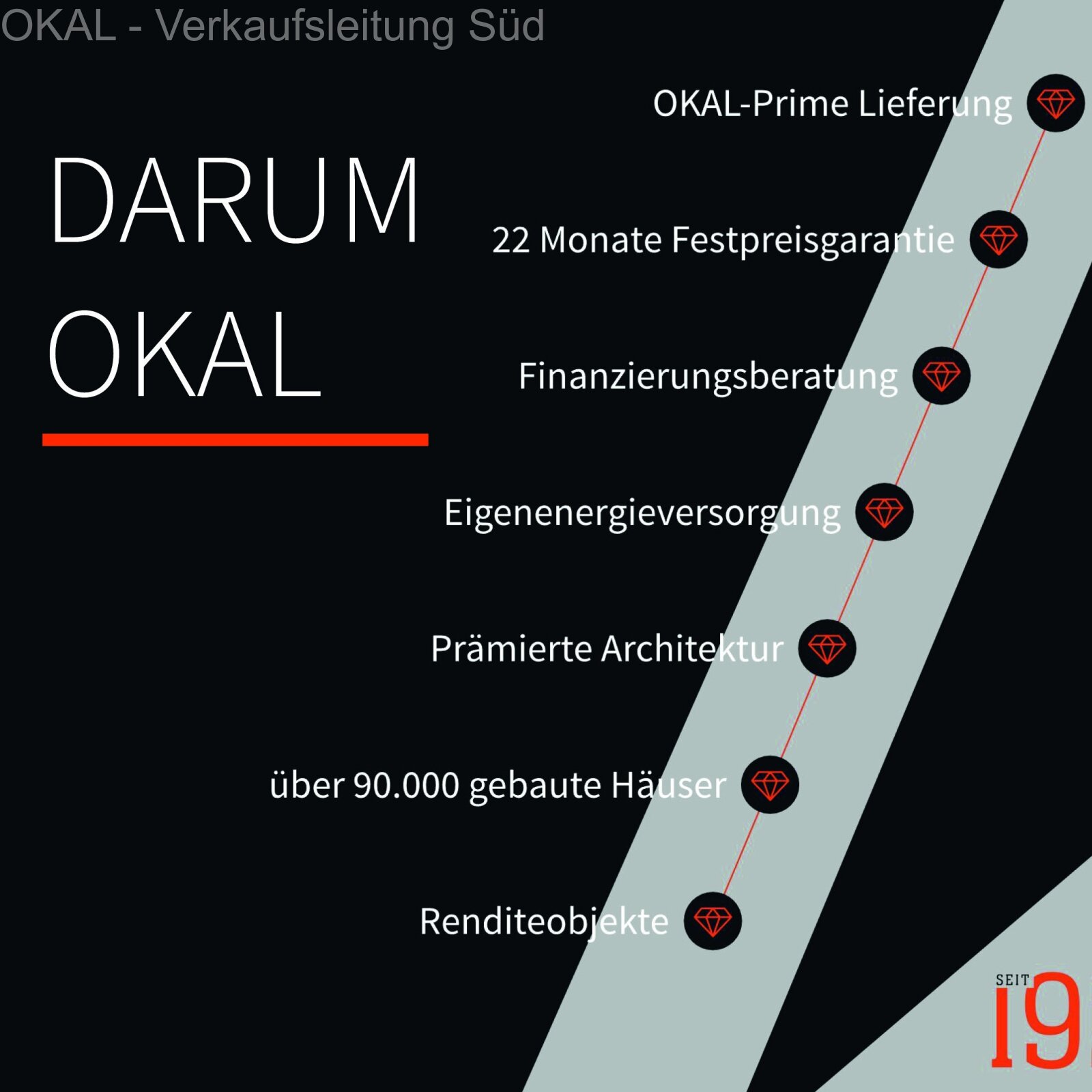 Darum OKAL - weil Sie es uns wert sind