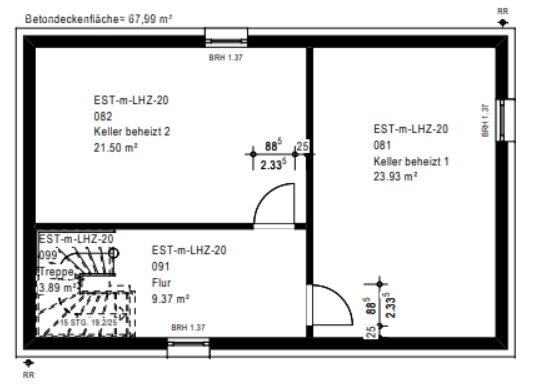 Grundriss Kellergeschoss